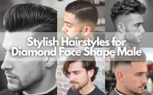 hairstyles for diamond face shape male